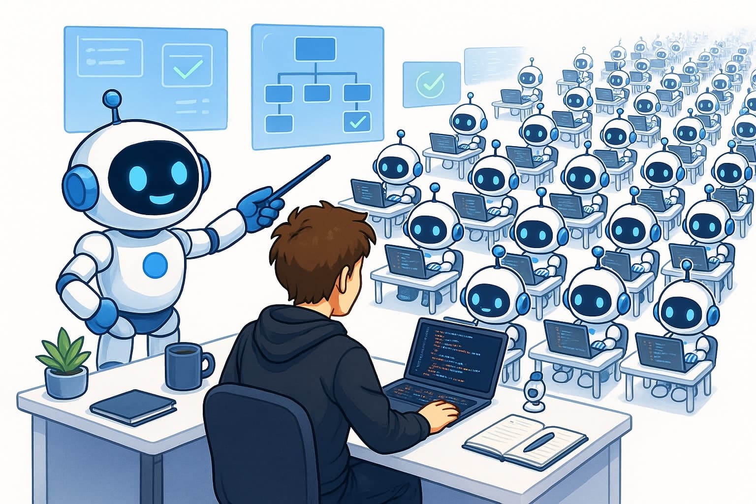 How to Orchestrate 100+ AI Agents With Claude Code | AOODAX Blog