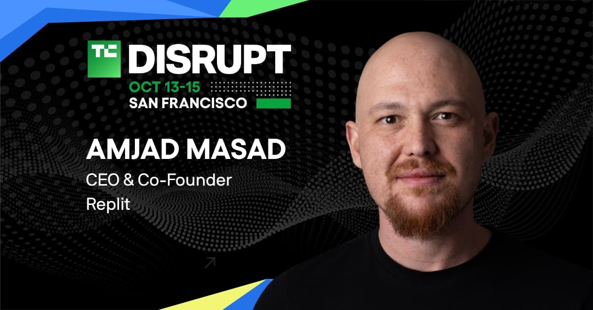 Replit CEO Amjad Masad to Headline TechCrunch Disrupt 2026