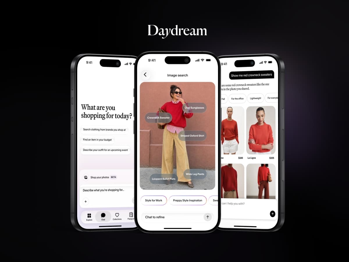 Daydream App Uses Apple Intelligence to Revolutionize Fashion Shopping